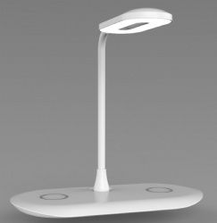 LED Desk Lamp with Two Wireless Charger