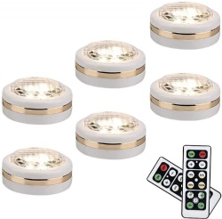 WIRELESS LED PUCK LIGHT WITH REMOTE CONTROL