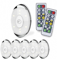 LED PUCK LIGHT WITH REMOTE CONTROL