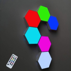 HEXAGON RGB WALL LIGHT